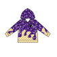 ( Moq 5 each style ) Baby Boy Girl Team Sibling Shirt Purple Bows Cheer Dress Set 8.16