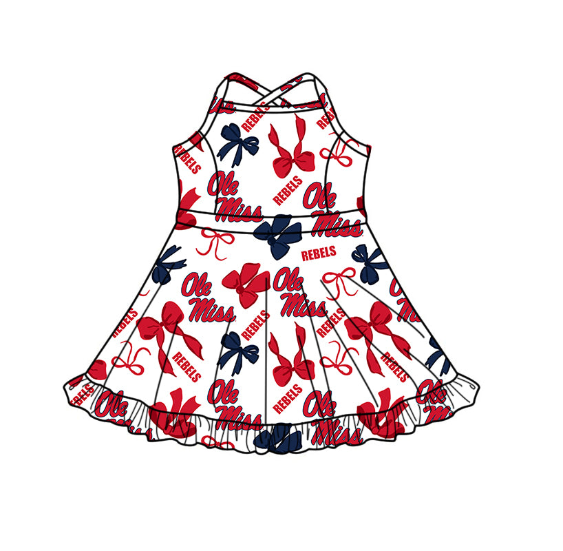 ( Moq 5 Each Style ) Baby Girls Kids Red Bows Sibling Team Shorts Dresses Set