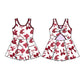 ( Moq 5 each style ) Baby Girl Team Sibling Bows Dress Set 5.28