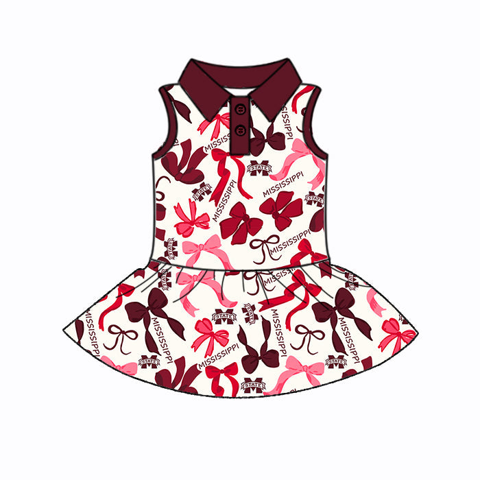 ( Moq 5 each style ) Baby Girl M Bows Sibling Dress Set 5.14