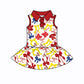 ( Moq 5 each style ) Baby Girl Team Bows Sibling Dress Set 5.17