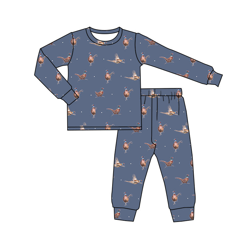 Baby Boy Long Sleeves Ducks Shirt Pants Pajamas Set