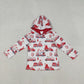 Baby Boys Long Sleeves Fire Trucks Hearts Valentine Hoodie Shirt RTS