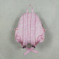 Baby Girls Kids Pink Bows Ruffle Zipper Backpack Bag RTS
