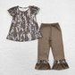 Baby Boy Girl Camo Sibling Hunting Outfit Clothes Sets