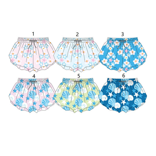 ( Moq 5 Each Style ) Sibling Baby Girls Kids Ruffle Shorts Summer Clothes
