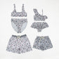 Baby Boy Girl Adult Grey Camo Sibling Family Trunks Swimsuit
