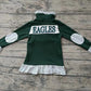 Baby Girl Toddler Long Sleeves Team Buttons Green Shirt Tops