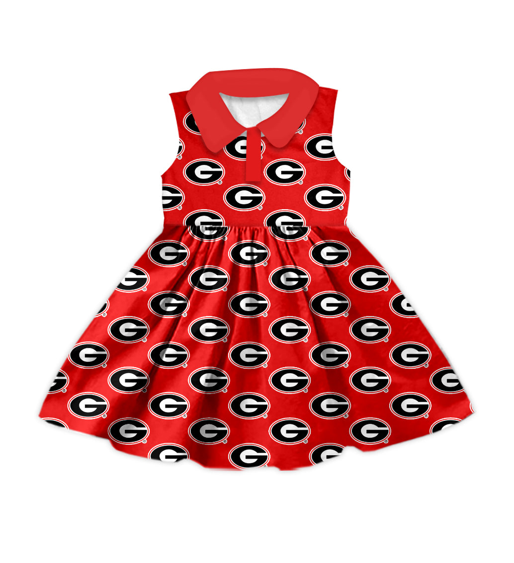 ( Moq 5 each style ) Baby Boy Girl Toddler G Sibling Team Dress Shirt Set 7.12