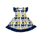 ( Moq 5 each style ) Baby Boy Girl Toddler Team Bows Sibling Shirt Dress Set 6.20