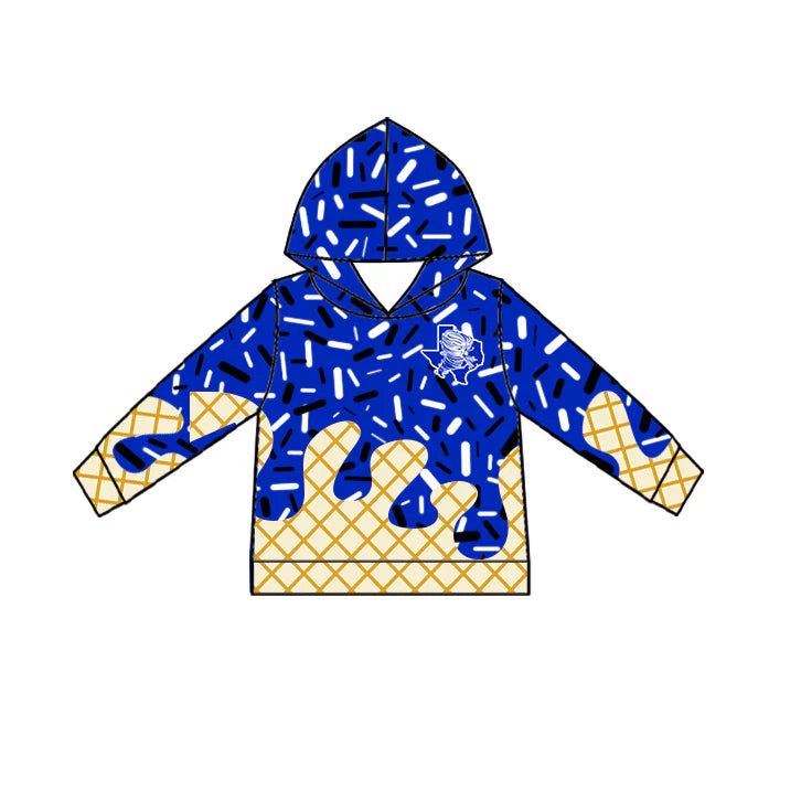 ( Moq 5 each style ) Baby Boy Girl Team Sibling Blue Drips Dress Shirt Shorts Pants 7.5