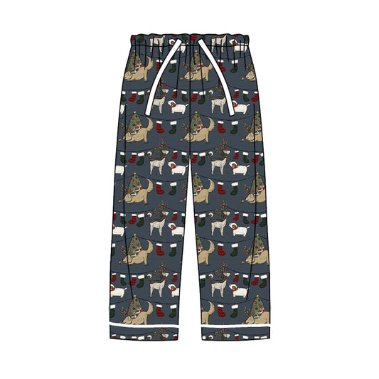 Adult Men Christmas Dogs Pajamas Pants