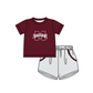 ( Moq 5 Each Style ) Baby Boys Girls Kids M Stripes Team Sibling Rompers Sets