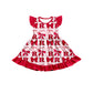 ( Moq 5 each style ) Baby Girl Toddler R Team Bows Sibling Dress Set 6.27