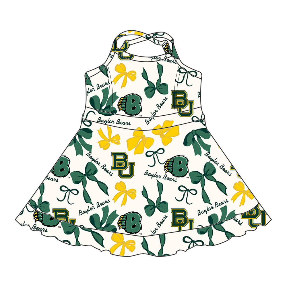 ( Moq 5 each style ) Baby Girl Team Bows Sibling Dress Set 5.22