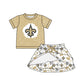 ( Moq 5 each style ) Baby Girl Toddler Team Bows Sibling Skort Dress Set 6.4