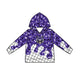 ( Moq 5 Each Style ) Baby Boys Girls Toddler Sibling Purple Shorts Shirts Set Team Drip Sprinkles Clothes