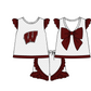 ( Moq 5 Each Style ) Baby Boys Girls Toddler W Plaid Sibling Shorts Sets Team Clothing
