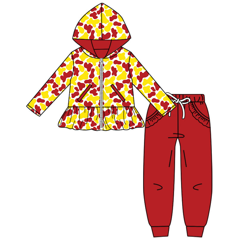 ( Moq 5 each style ) Baby Boy Girl  Team Cheer Sibling Shirt Eagles Bows Jumpsuit Dress Set 8.9