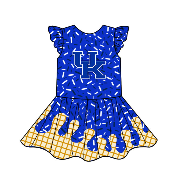 ( Moq 5 each style ) Baby Boy Girl Team UK Blue Sibling Dress Shorts Skirt 5.8