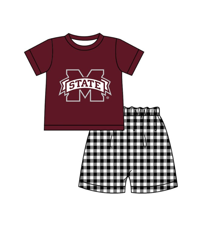 ( Moq 5 Each Style ) Baby Boys Girls Kids Plaid Team Sibling Rompers Dress Sets