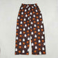 Adult Women Halloween Ghosts Pumpkins Leopard Pants Bottoms Clothes RTS