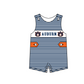 ( Moq 5 ) Baby Boys Kids Sleeveless AU Stripes Team Summer Romper