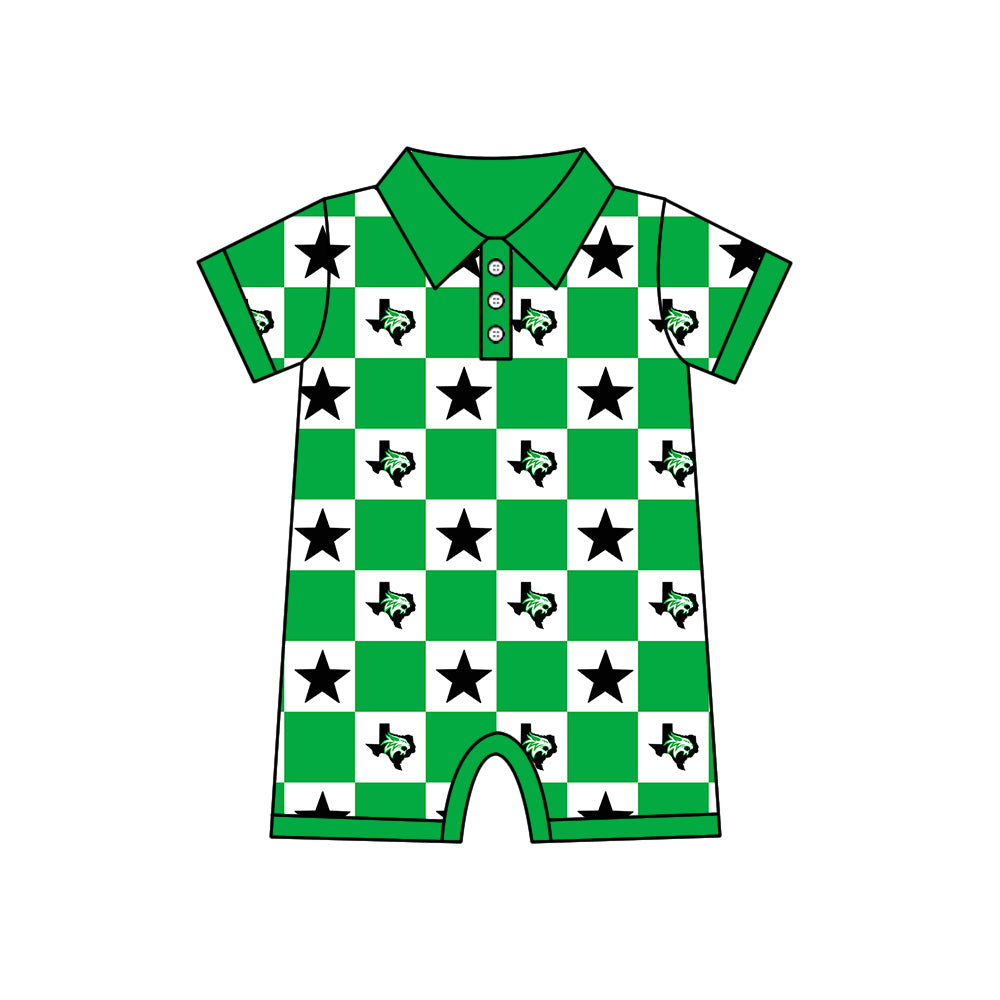 ( Moq 5 Each Style ) Baby Boys Girls Toddler Bows Team Sibling Shorts Dress Shirt Set Summer Green Clothes