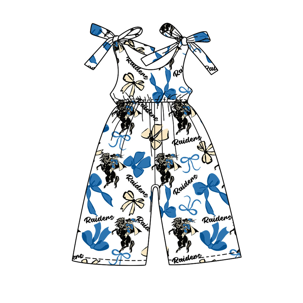 ( Moq 5 each style ) Baby Boy Girl Team Cheer Sibling Shirt Bows Jumpsuit Dress Set 7.30