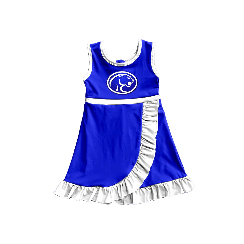 ( Moq 5 Each Style ) Sibling Baby Girls Kids Sleeveless Shorts Ruffle Lions Dress Team Clothes