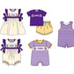 ( Moq 5 Each Style ) Sibling Baby Boys Girls Kids Tigers Team Rompers Dress Set Clothes