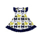 ( Moq 5 each style ) Baby Girl Toddler M Team Bows Sibling Dress Set 6.26