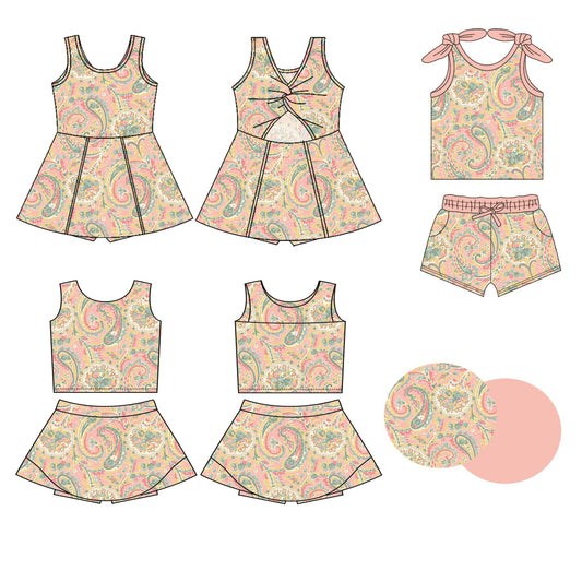 Baby Girl Sleeveless Flower Sibling Dress Set ( Moq 5 Each Style ) 3.11