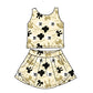 ( Moq 5 each style ) Baby Girl Toddler H Team Bows Sibling Skort Dress Set 6.11