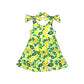 ( Moq 5 each style ) Baby Boy Girl Team Sibling Shirt Green Yellow Camo Dress Set 8.5