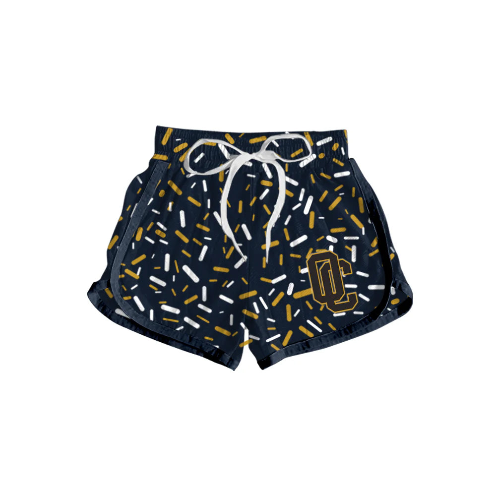 ( Moq 5 each style ) Baby Boy Girl Team Sibling OC Black Drips Dress Shirt Shorts Pants 7.4