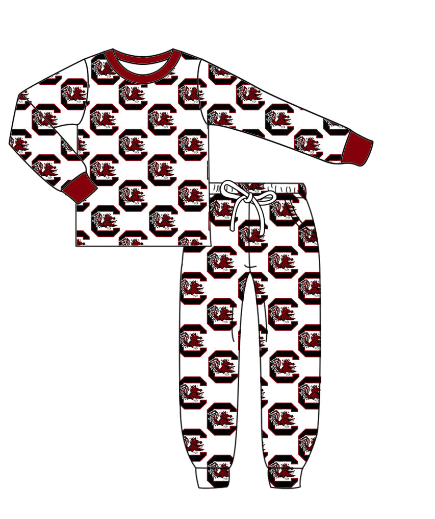 ( Moq 5 each style ) Baby Boy Girl Team Sibling Pants Set 8.7
