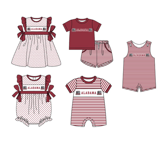 ( Moq 5 Each Style ) Sibling Baby Boys Girls Kids Elephant Team Rompers Dress Set Clothes