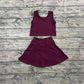 Baby Girl Vest Shirt Shorts Skirt Skort Clothes Yoga Active Wear Set RTS