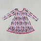 Sibling Boys Girls Long Sleeves Soldier Christmas Pajamas Zipper Romper Set Clothes RTS