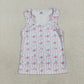 Baby Girl Sleeveless Bows Flower Stripes Yoga Active Shirt Tops RTS