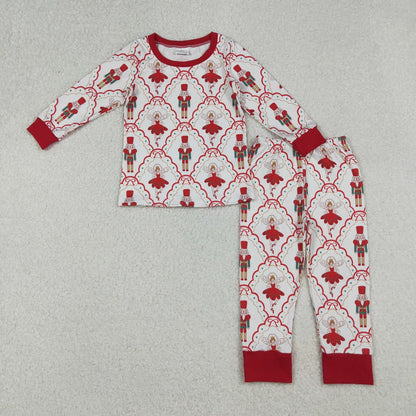 Sibling Family Girls Kids Adult Woman Soldier Bows Christmas Zipper Romper Pajamas Clothes Set RTS
