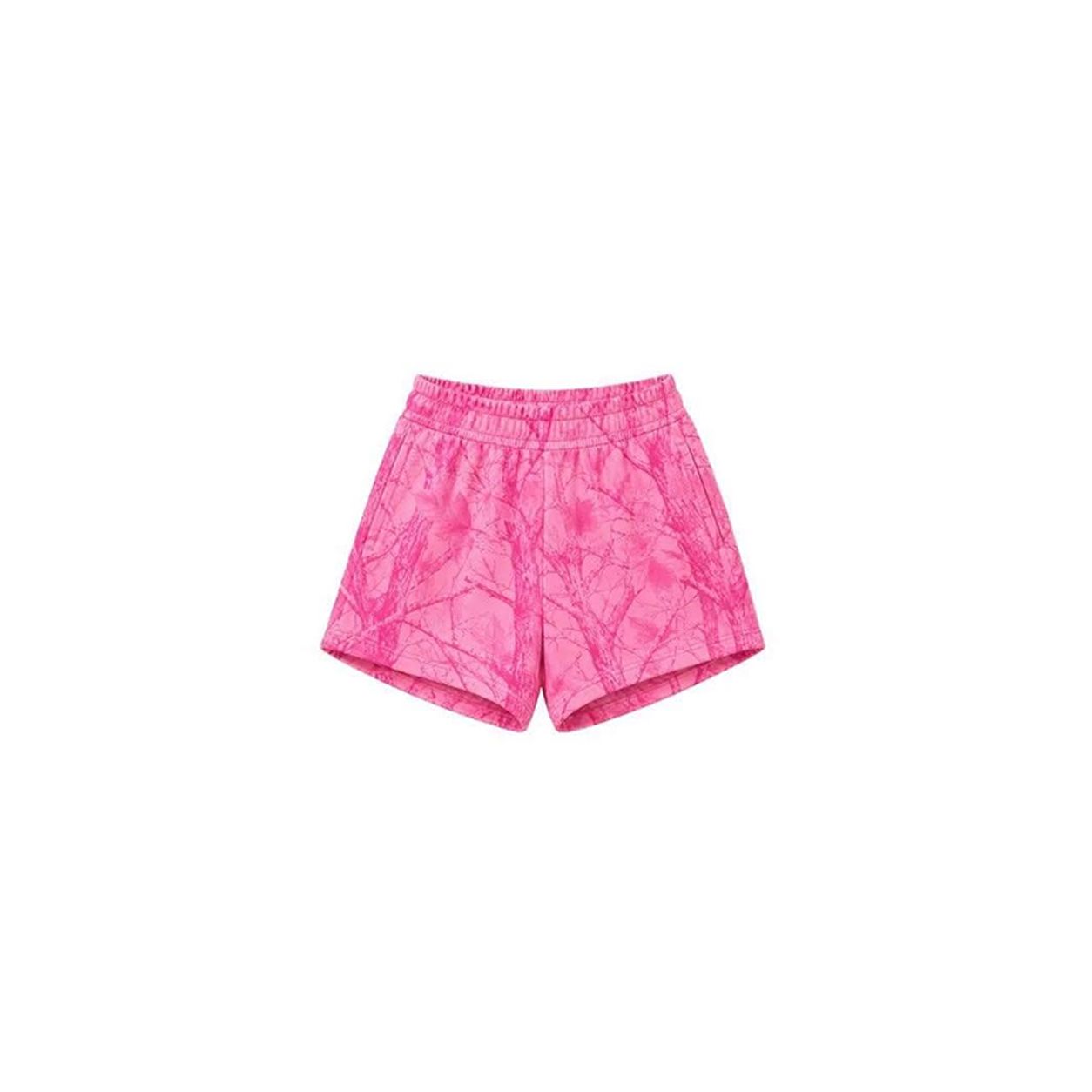 ( Moq 5 ) Preorder Baby Girls Kids Leaves Pockets Pink Shorts Bottoms Camo Clothes