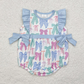 Baby Girl Short Sleeves Bows Sibling Romper Dress