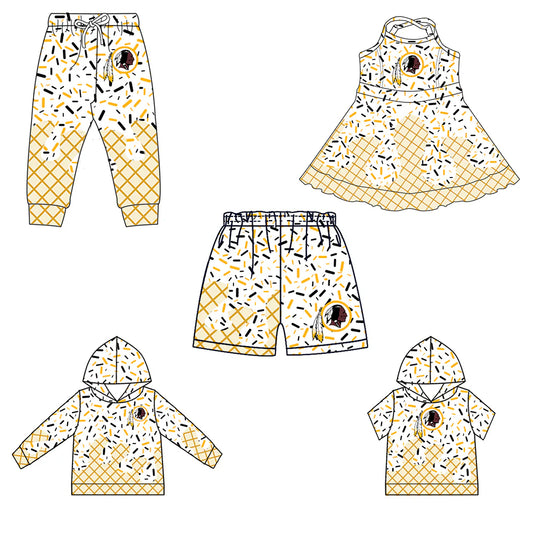 ( Moq 5 each style ) Baby Boy Girl Team Sibling Dress Shirt Shorts Pants 6.28