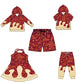 ( Moq 5 each style ) Baby Boy Girl Football Team Sibling Dress Shirt Shorts Pants 6.10