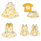 ( Moq 5 each style ) Baby Girl Team P Bows Sibling Dress Set 5.22