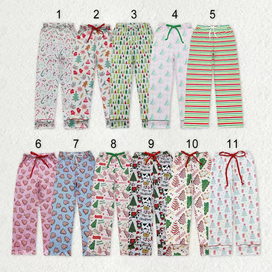 Sibling Adult Men Women Christmas Print Pajamas Pants Bottoms Clothes RTS
