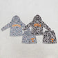 Sibling Baby Boy Kids Grey Long Sleeves Camo Hoodie Shirts Shorts Team Sets RTS