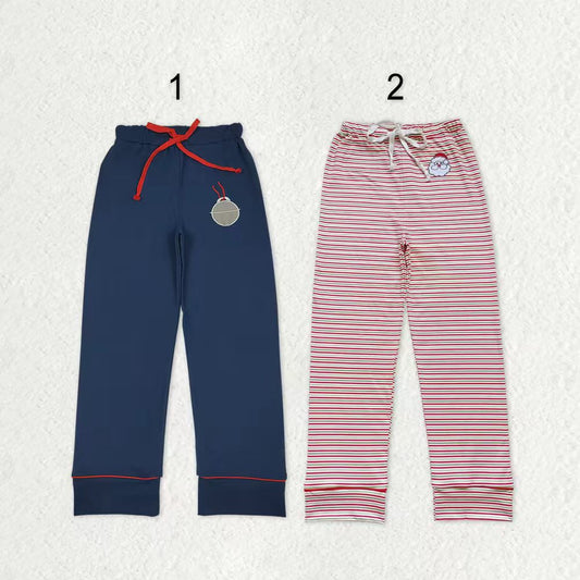 Sibling Adult Women Embroidery Christmas Pajamas Pants Bottoms Clothes